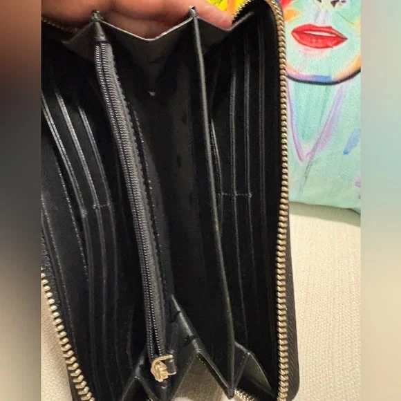 Kate Spade Black Zip-Around Wallet - Picture 3 of 7